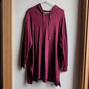 Cyrus Purple Plus Size Hooded Sweater Size 3X